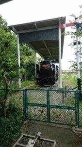 村山龍平記念館蒸気機関車SLC58414