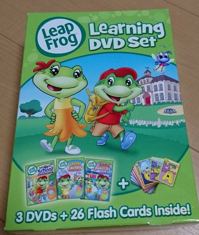 フォニックスの英語学習で実績のあるLeapFrog Learning DVD Setは幼児 ...