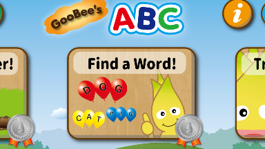 幼児用アルファベット学習アプリ