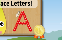 幼児用アルファベット学習アプリ